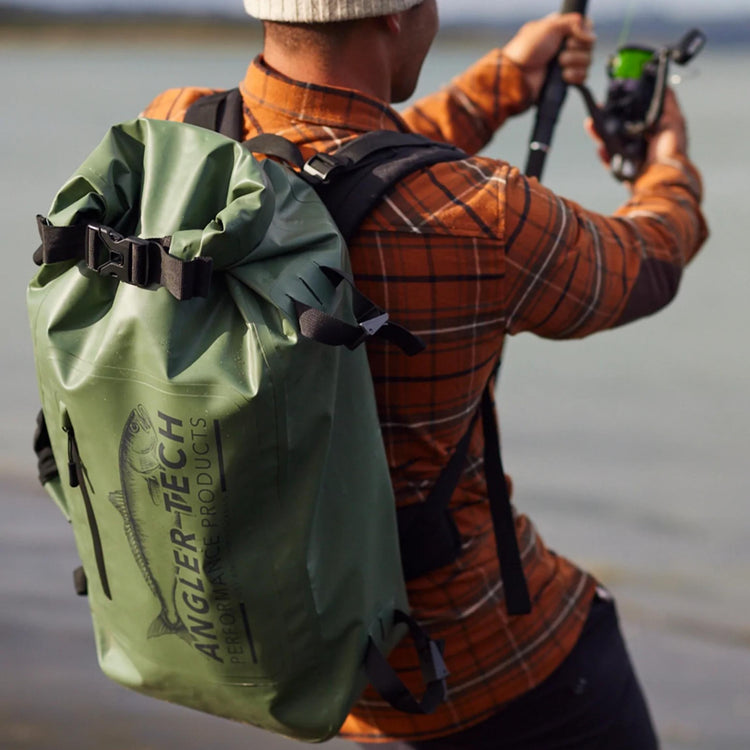 Angler Tech Dry Backpack - Khaki